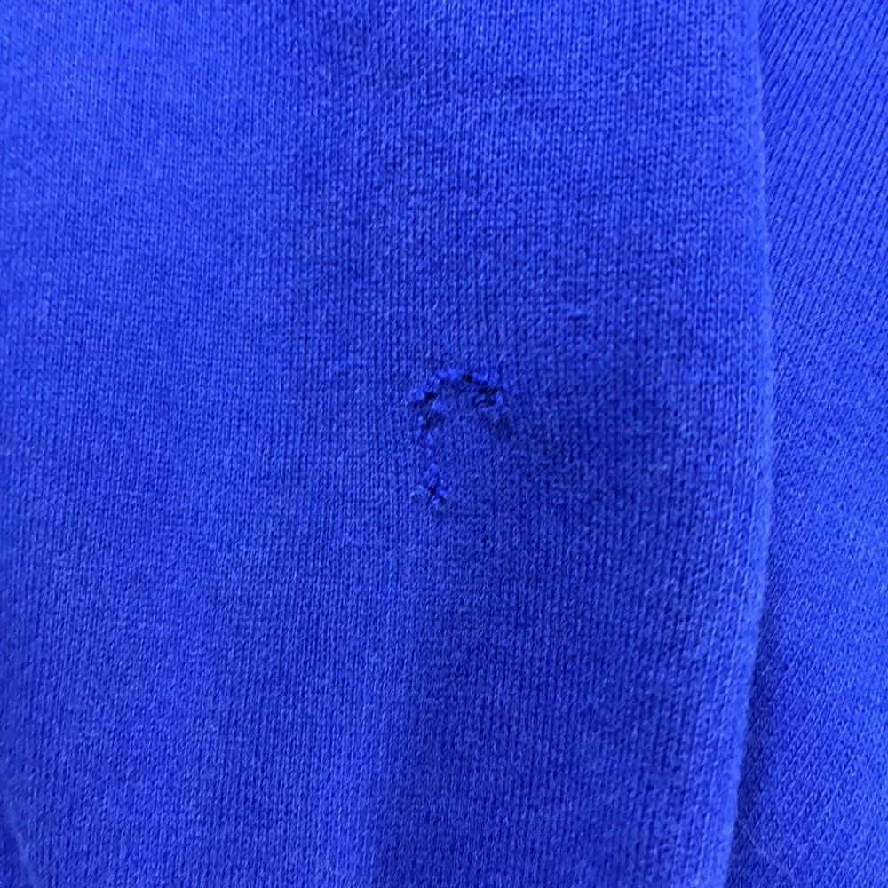 Polo Ralph Lauren Mens Royal Blue Crewneck Sweatshirt Yellow Pony Size Large